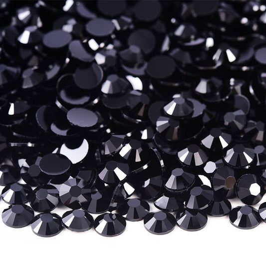 Black Solid Resin Rhinestone