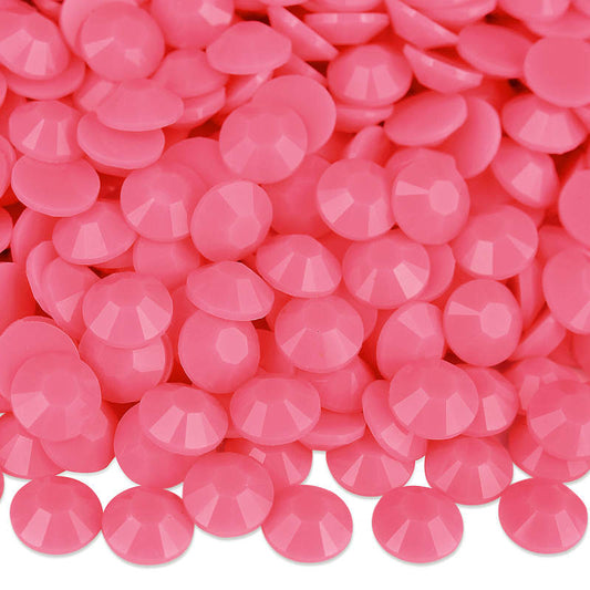 Dark Pink Solid Resin Rhinestone
