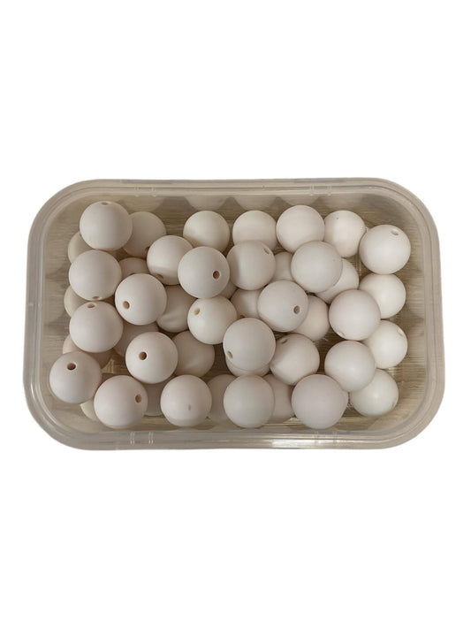Silicone Beads 15mm Bone