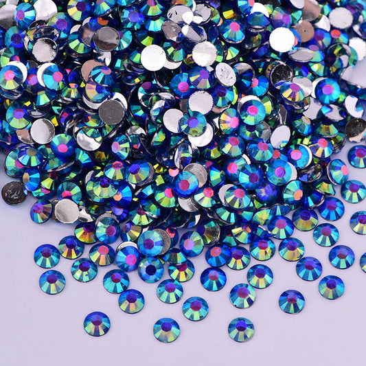 Sapphire AB Resin Rhinestones