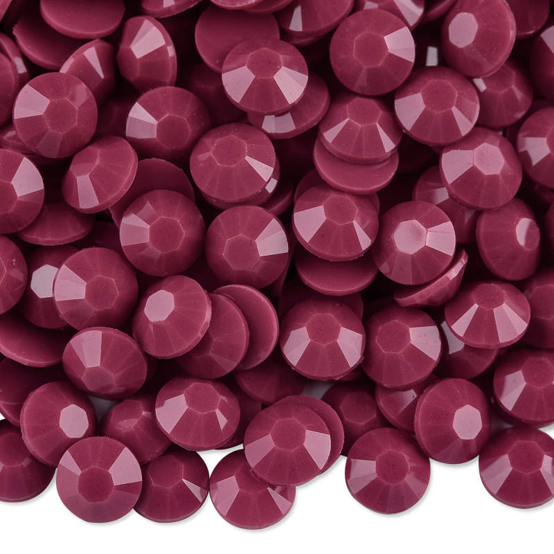 Cranberry Solid Resin Rhinestone
