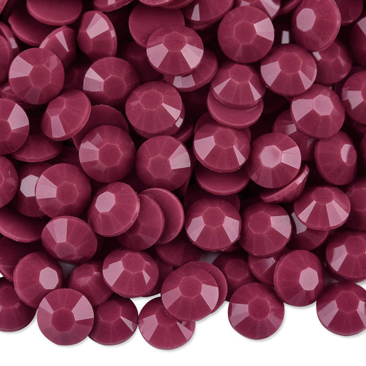 Cranberry Solid Resin Rhinestone
