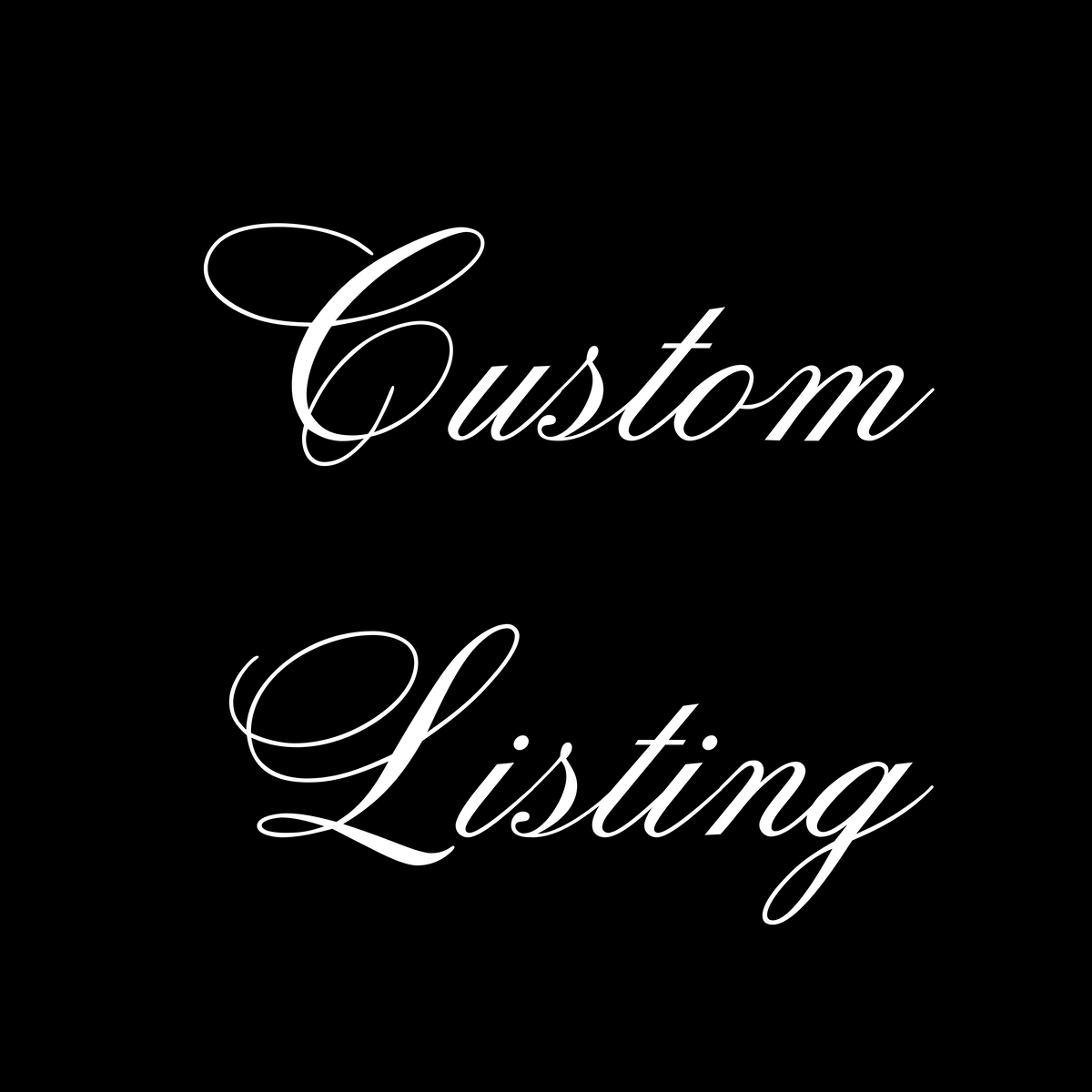 Custom Order for Tara