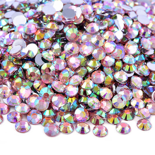 Dark Pink AB Resin Rhinestones
