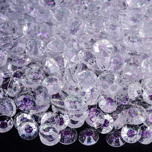 Starry White Resin Rhinestones