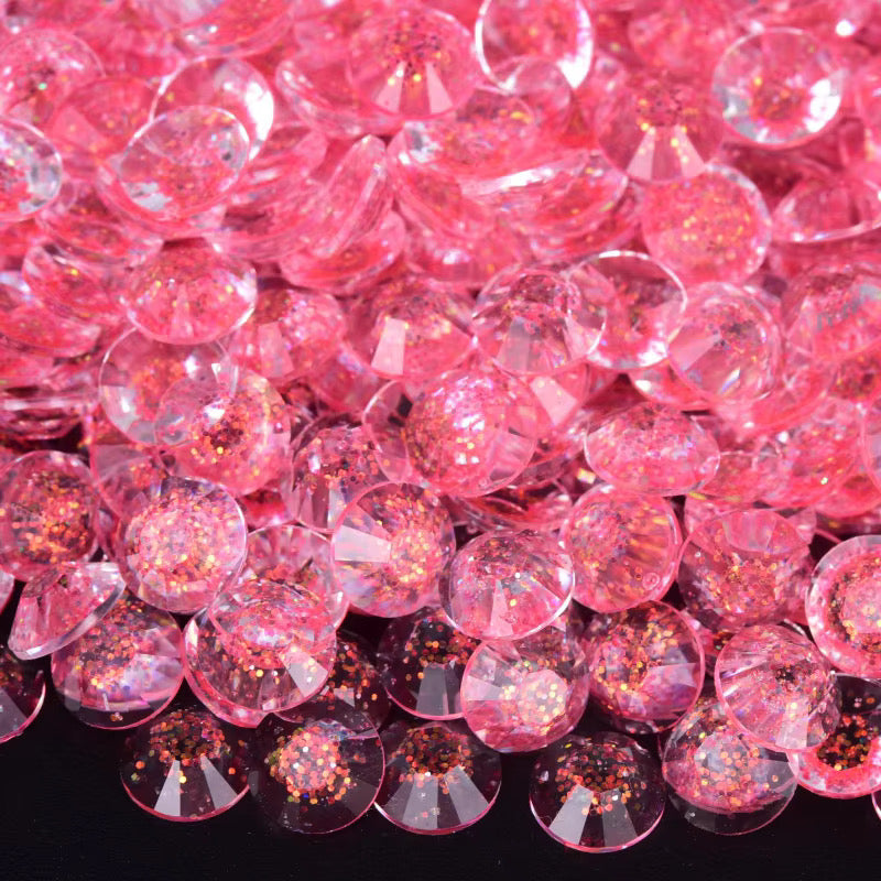 Starry Siam Resin Rhinestones