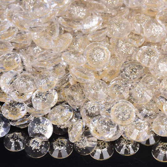 Starry Champagne Resin Rhinestones