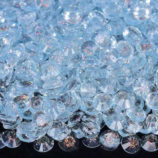 Starry Aquamarine Resin Rhinestones