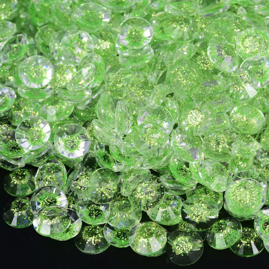 Starry Lt Peridot Resin Rhinestones