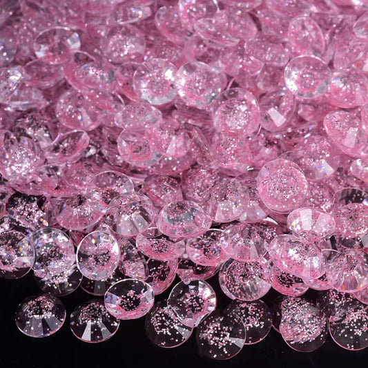 Starry Lt Pink Resin Rhinestones