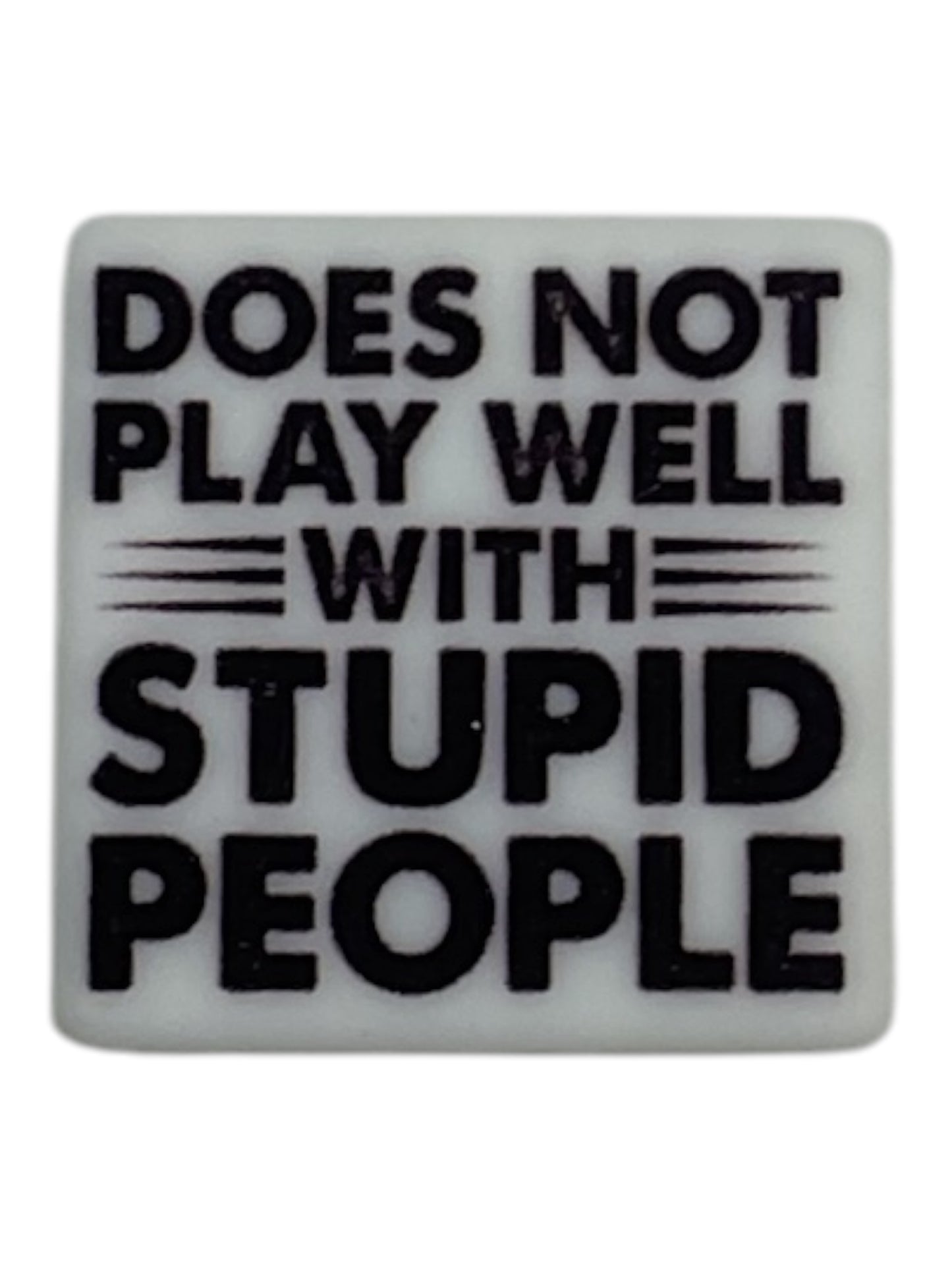 Sarcastic Silicone Focal Beads