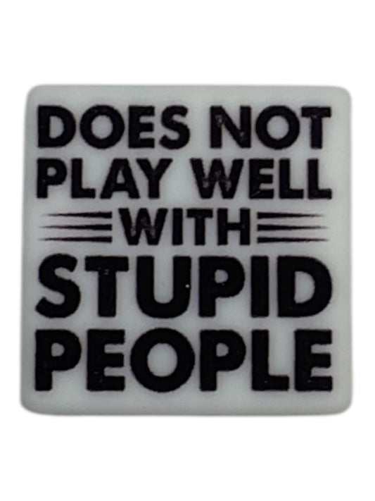 Sarcastic Silicone Focal Beads