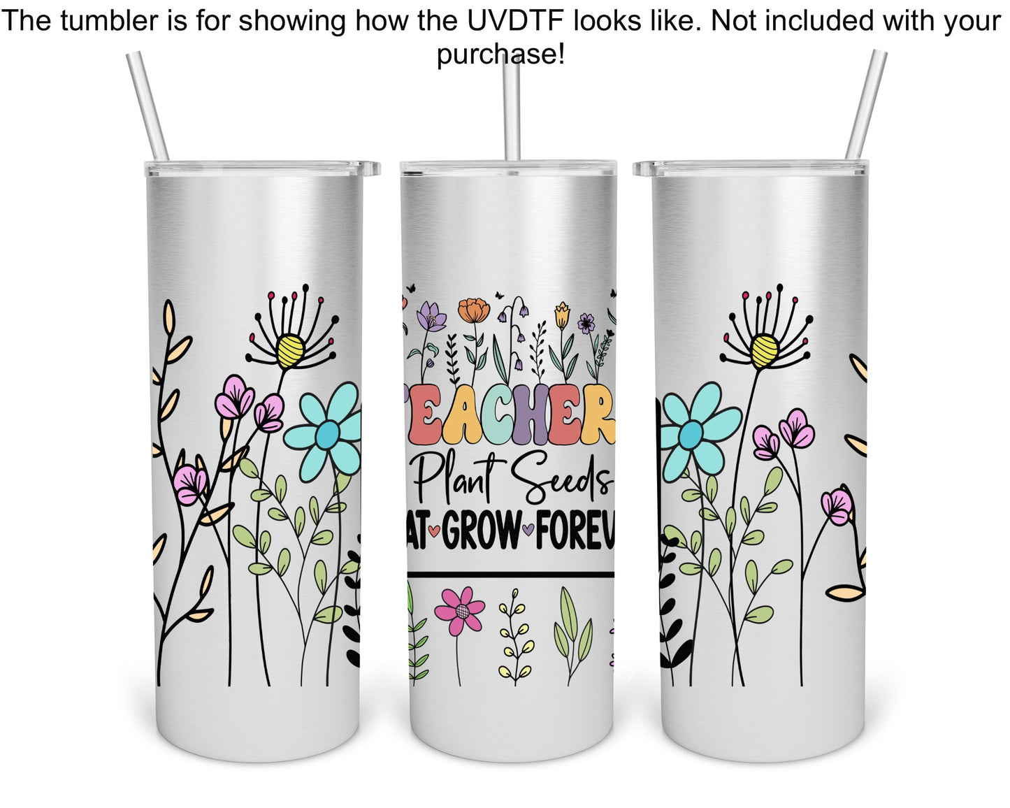 Teacher 16oz UVDTF Tumbler Wrap
