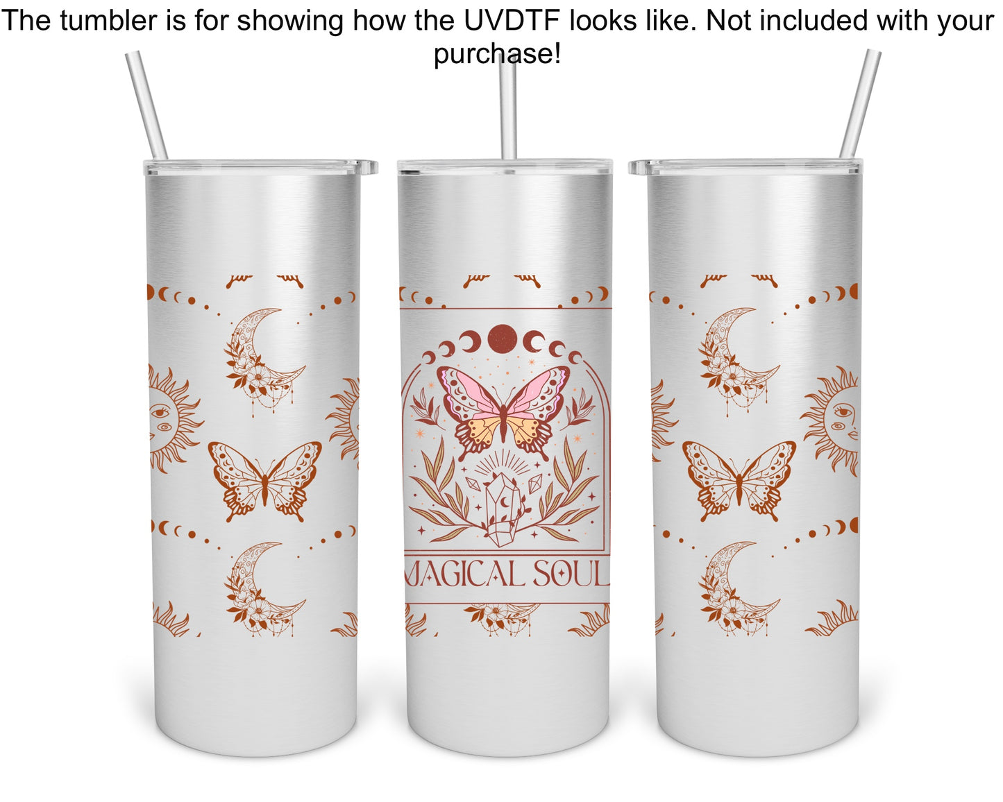 Boho 16oz UVDTF Tumbler Wrap