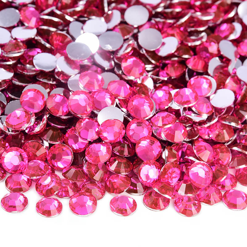 Silver Back Resin Rhinestones