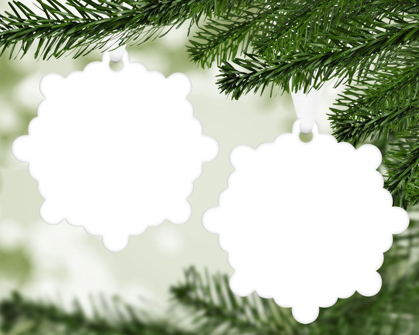 Aluminum Snowflake Sublimation Blank