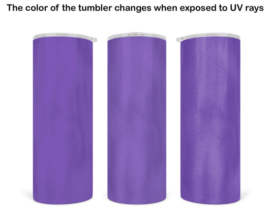 20oz UV Color Changing Sublimation Tumbler Blank