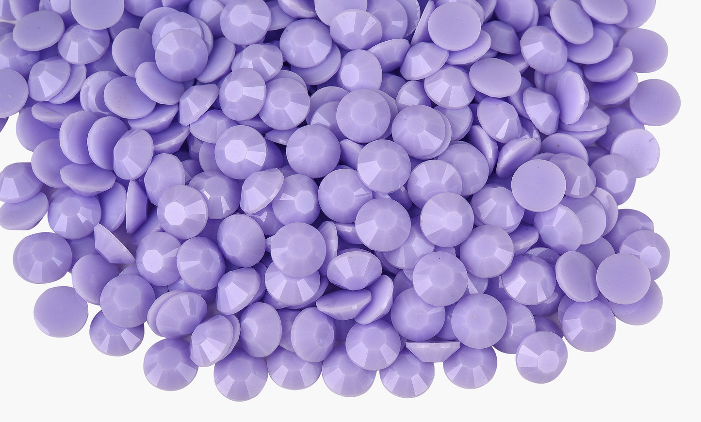 Macaroon Lavender Solid Resin Rhinestone