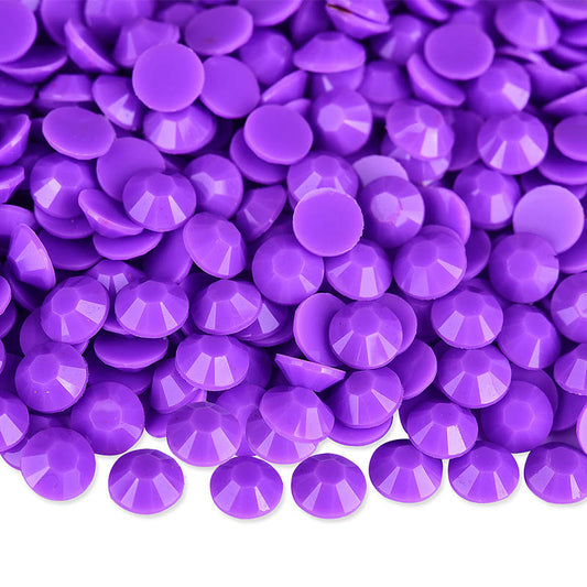 Dark Amethyst Solid Resin Rhinestone