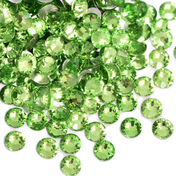 Peridot Glass Rhinestones