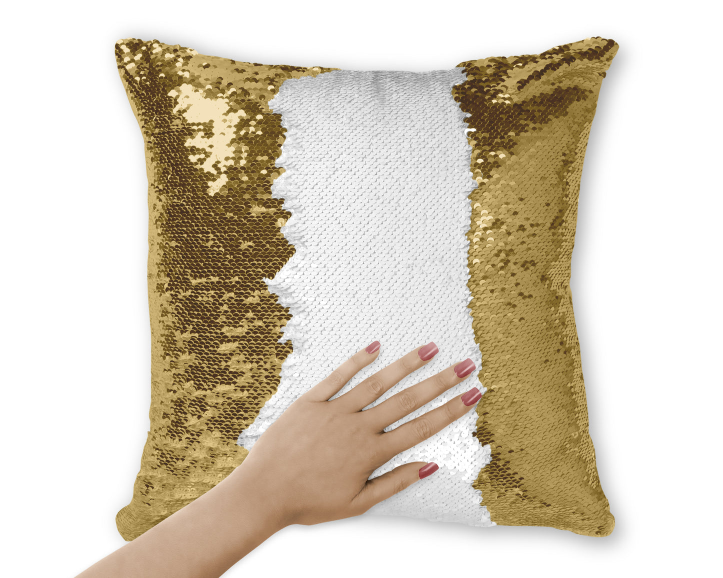 Gold Sequin Pillow Covers