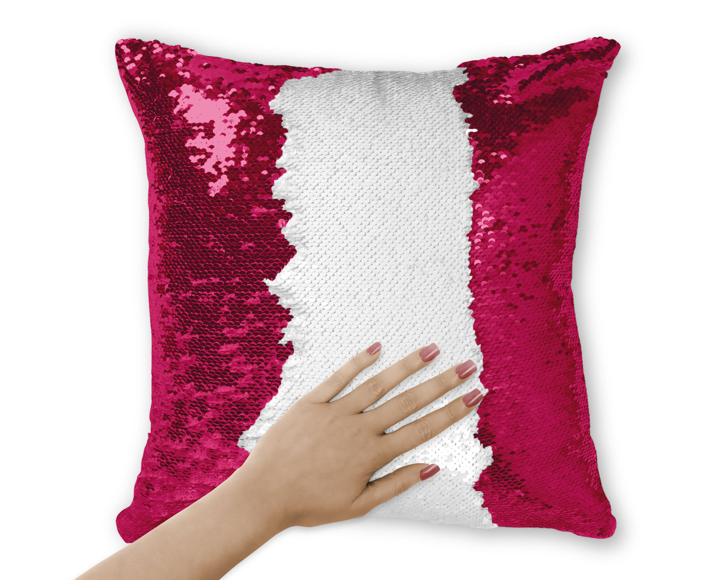 Hot Pink Sequin Pillow Covers
