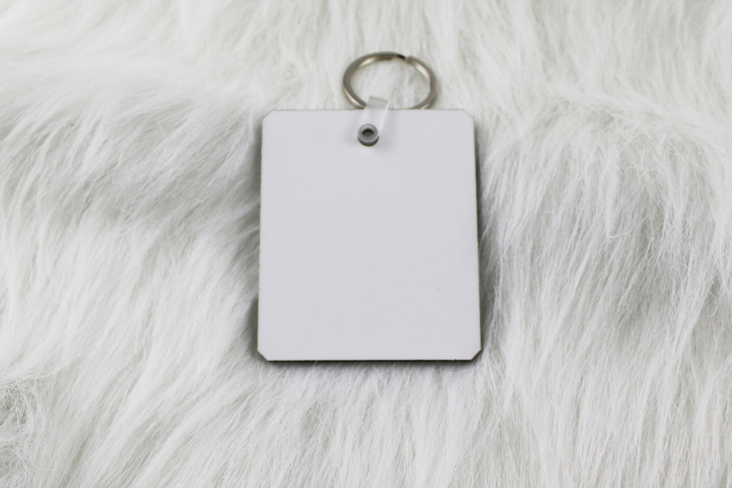 MDF Rectangle Key Chain