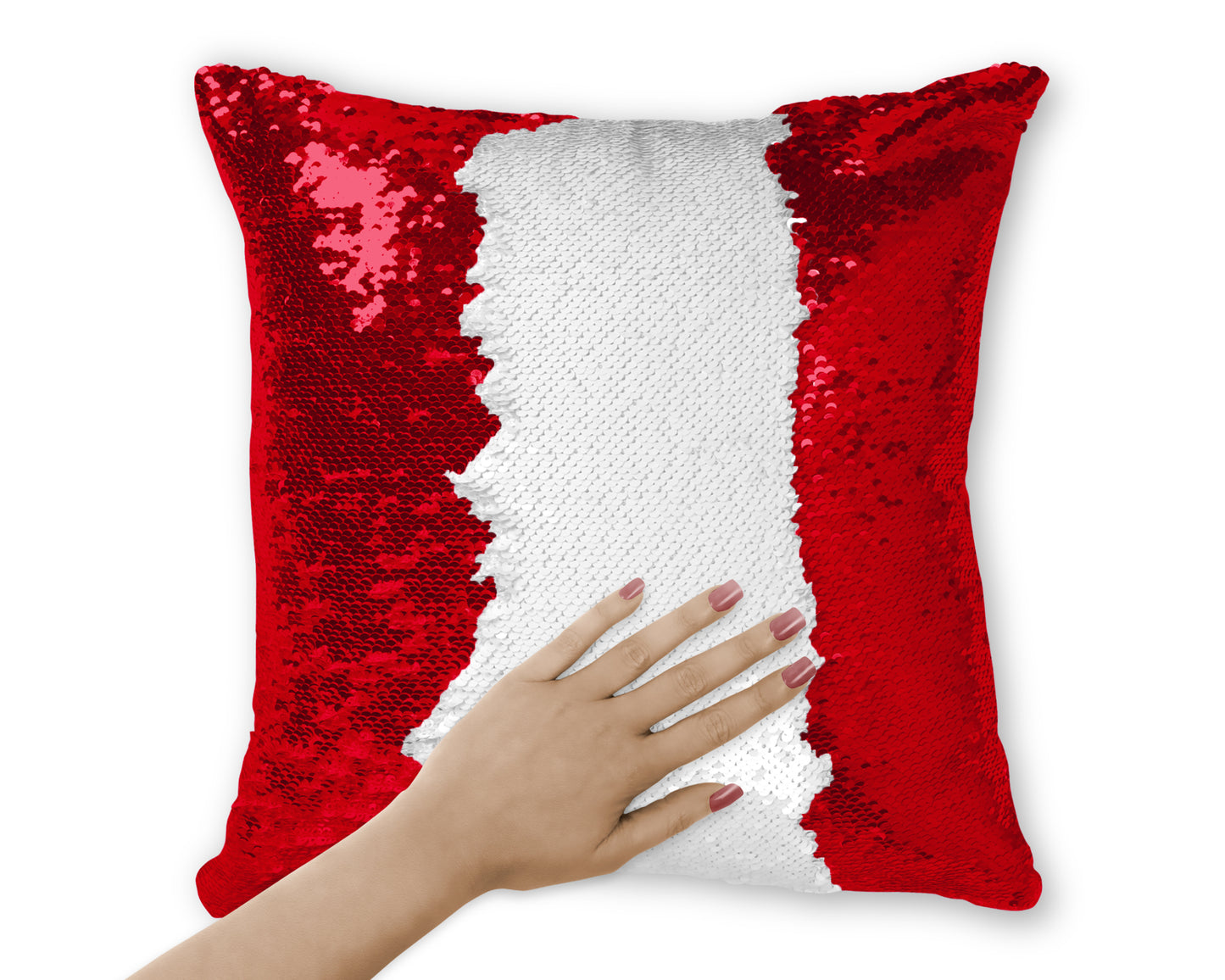 Red Sequin Pillow Covers