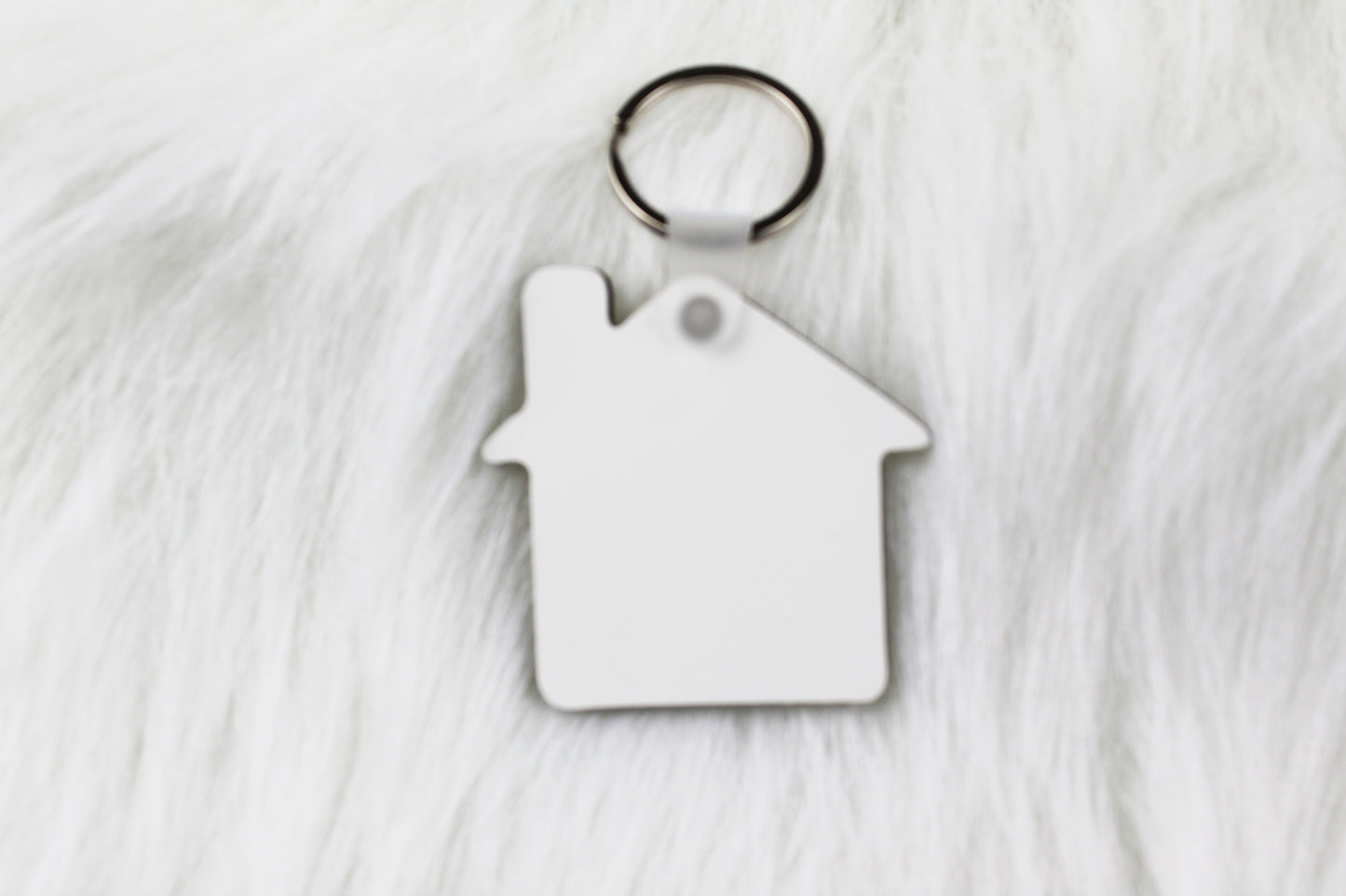 MDF House Key Chain