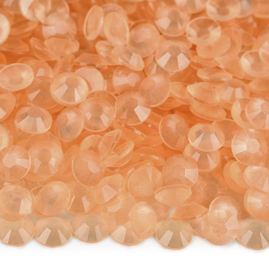 Champagne Glow in the Dark Resin Rhinestones