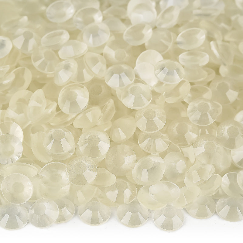 Clear Glow in the Dark Resin Rhinestones