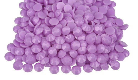 Macaroon Mid Purple Solid Resin Rhinestone