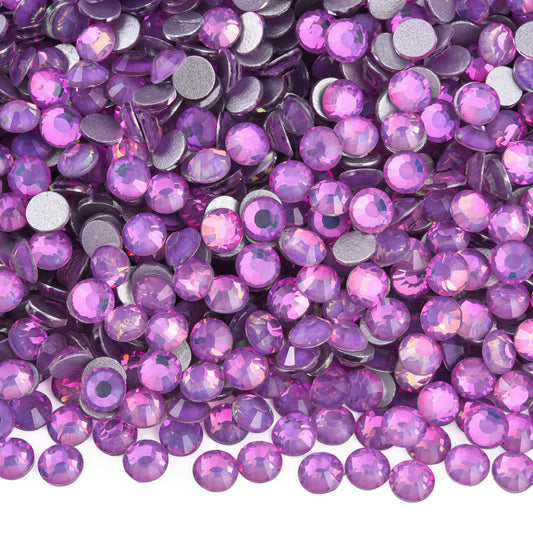 Lavender Crystal Glass Rhinestones