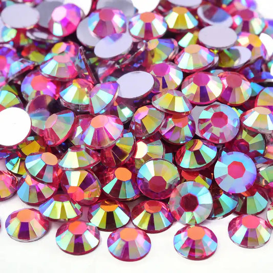 Light Rose AB Resin Rhinestones