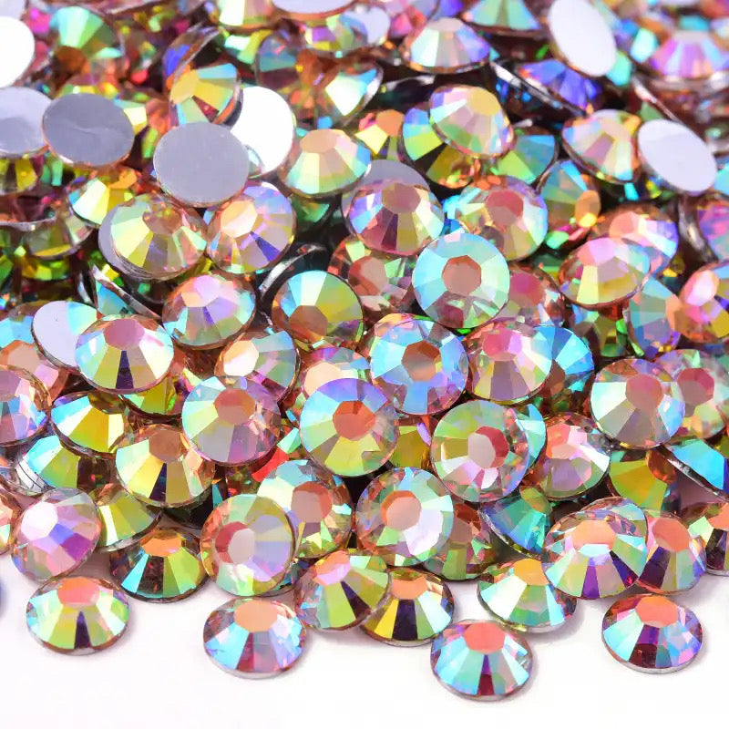 Champagne AB Resin Rhinestones