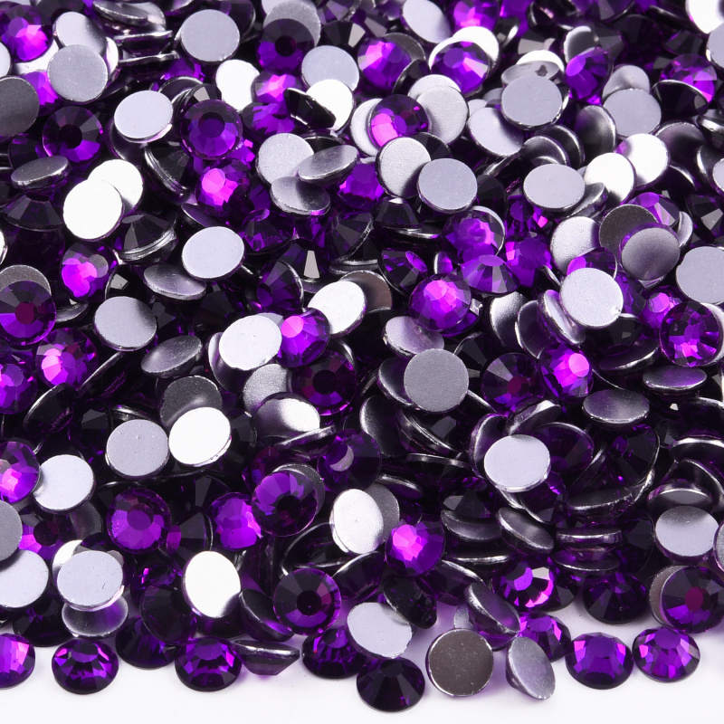 Violet Glass Rhinestones