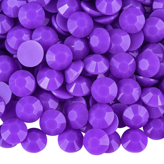 Violet Solid Resin Rhinestone