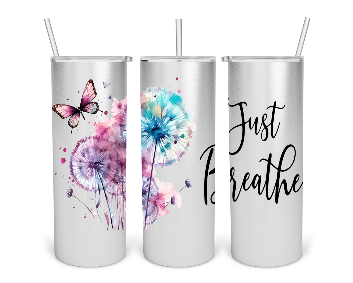 Just Breathe 16oz UVDTF Tumbler Wrap