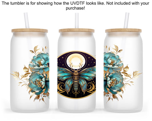 Butterfly 16oz UVDTF Tumbler Wrap