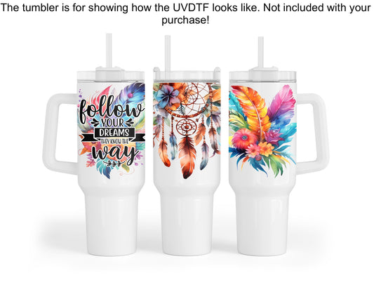 Boho 40oz UVDTF