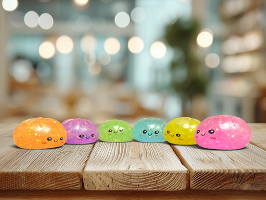 Glow in the Dark Glitter Dumplings