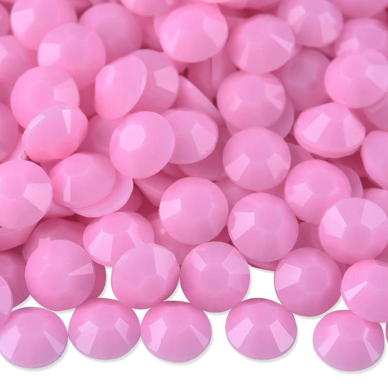 Light Lt Pink Solid Resin Rhinestone