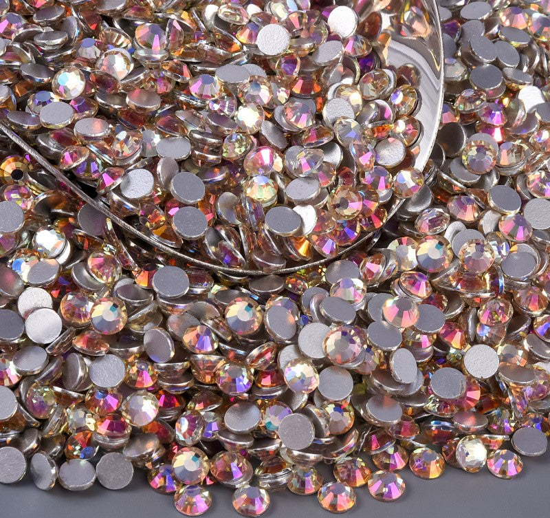 Sakura Pink Glass Rhinestones