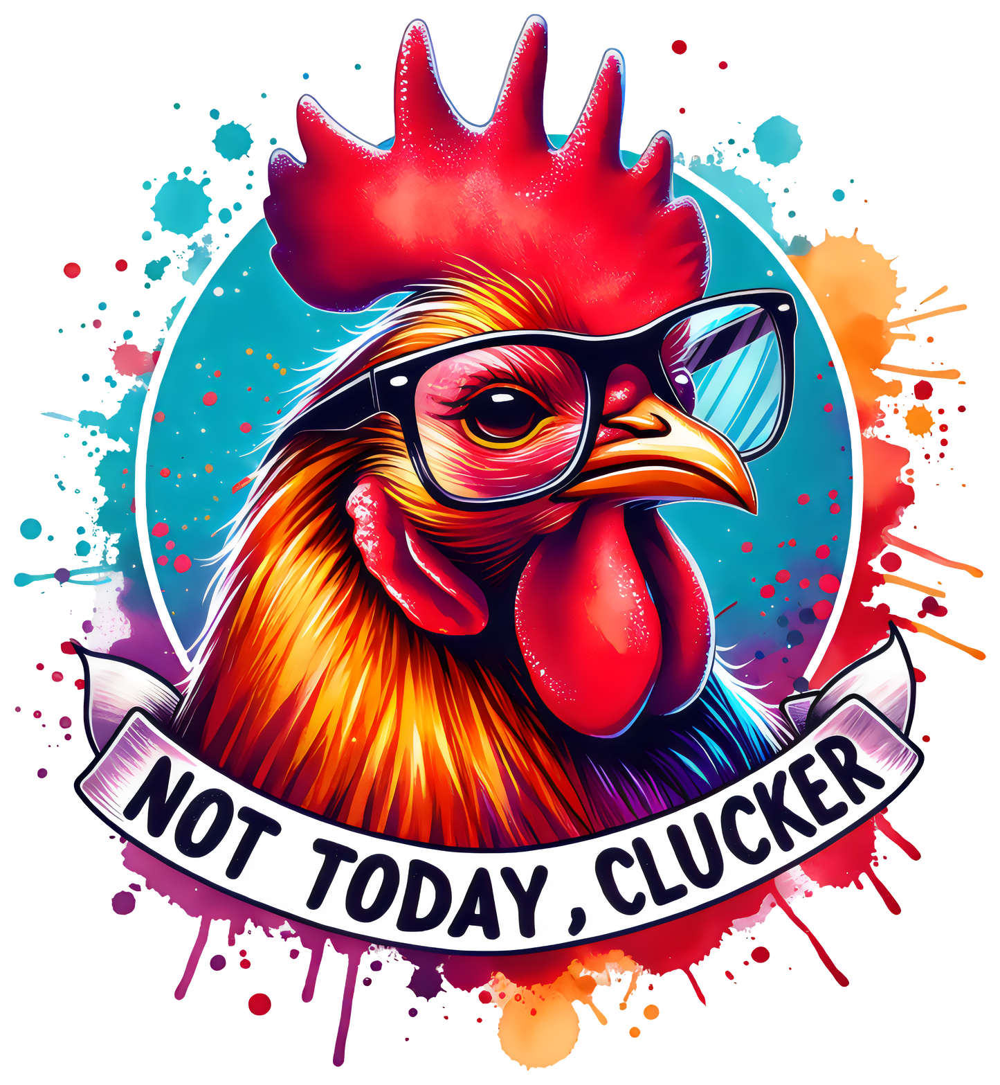 Chicken UVDTF Decal