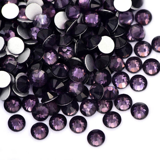 Tanzanite Glass Rhinestones