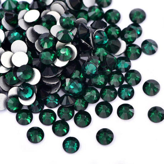 Emerald Glass Rhinestones