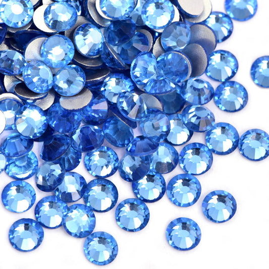 Lt Sapphire Glass Rhinestones